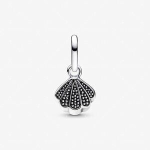 Pandora Sparkling Shell Mini Dangle Charm